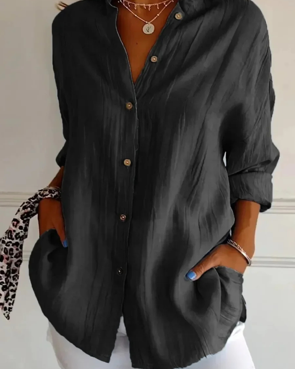 Camisa Ivy de Linho e Algodão