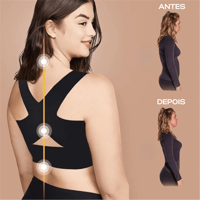 Sutiã VieBele Modelador Postural –  Sustenta com Conforto [COMPRE 1 & LEVE 2]