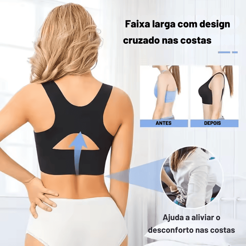 Sutiã VieBele Modelador Postural –  Sustenta com Conforto [COMPRE 1 & LEVE 2]