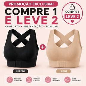 Sutiã VieBele Modelador Postural –  Sustenta com Conforto [COMPRE 1 & LEVE 2]