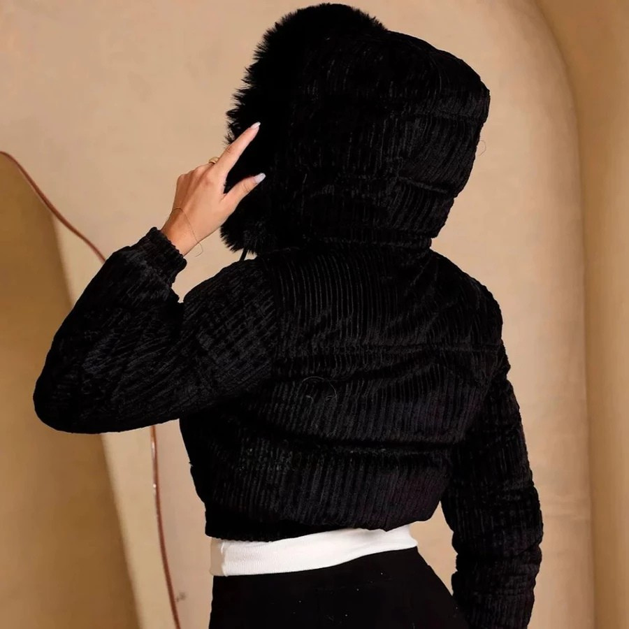 Jaqueta Puffer Flora Peluciada - Conforto e Estilo