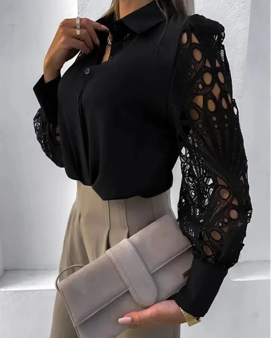 Camisa de Renda Beatrice