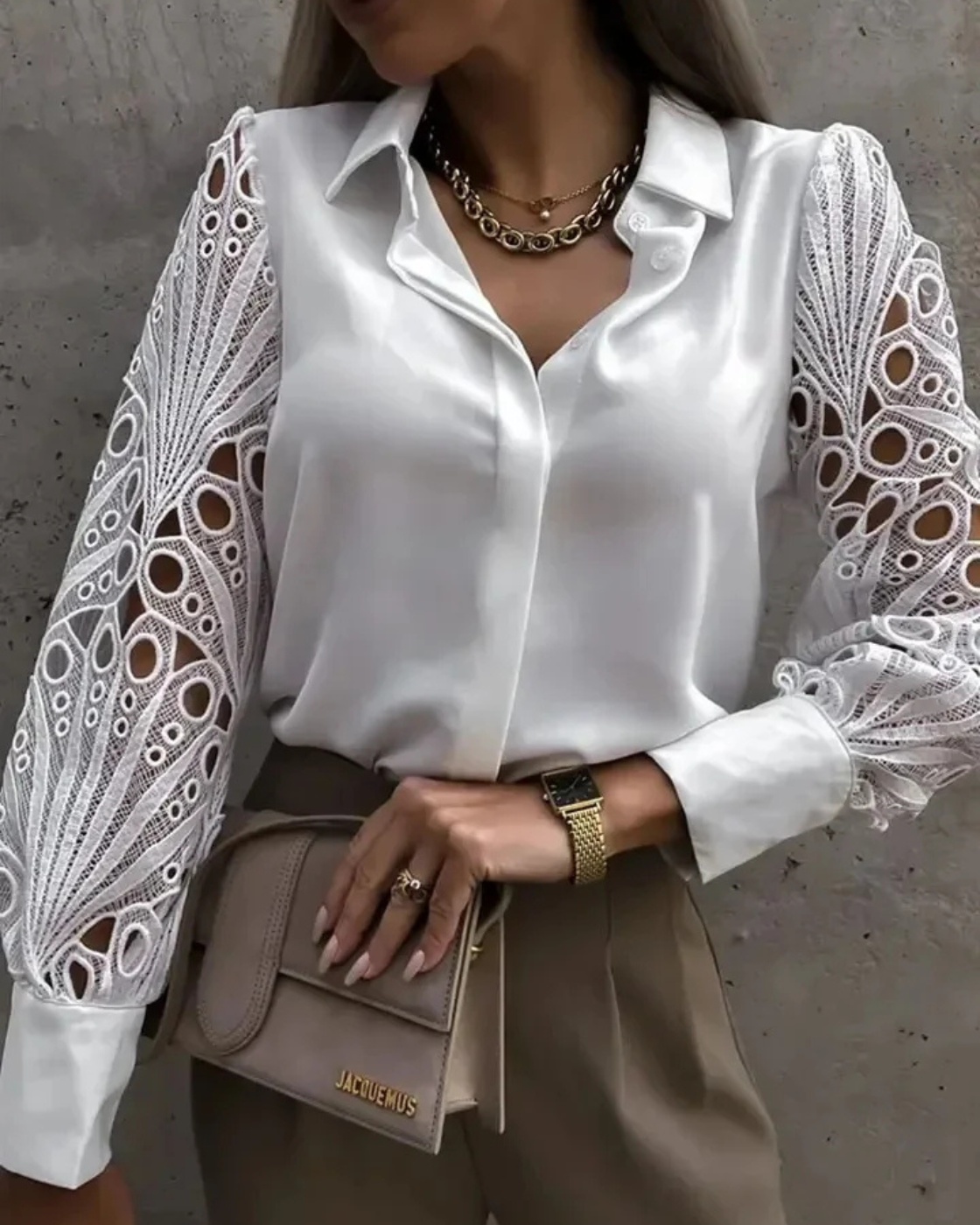 Camisa de Renda Beatrice