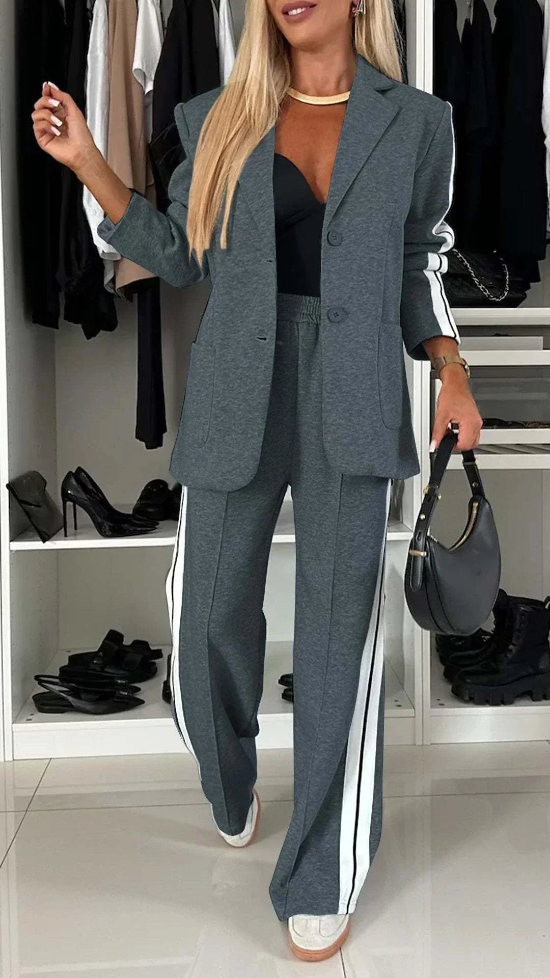 Conjunto Milena - Máximo Conforto e Estilo (Blazer + Calça)