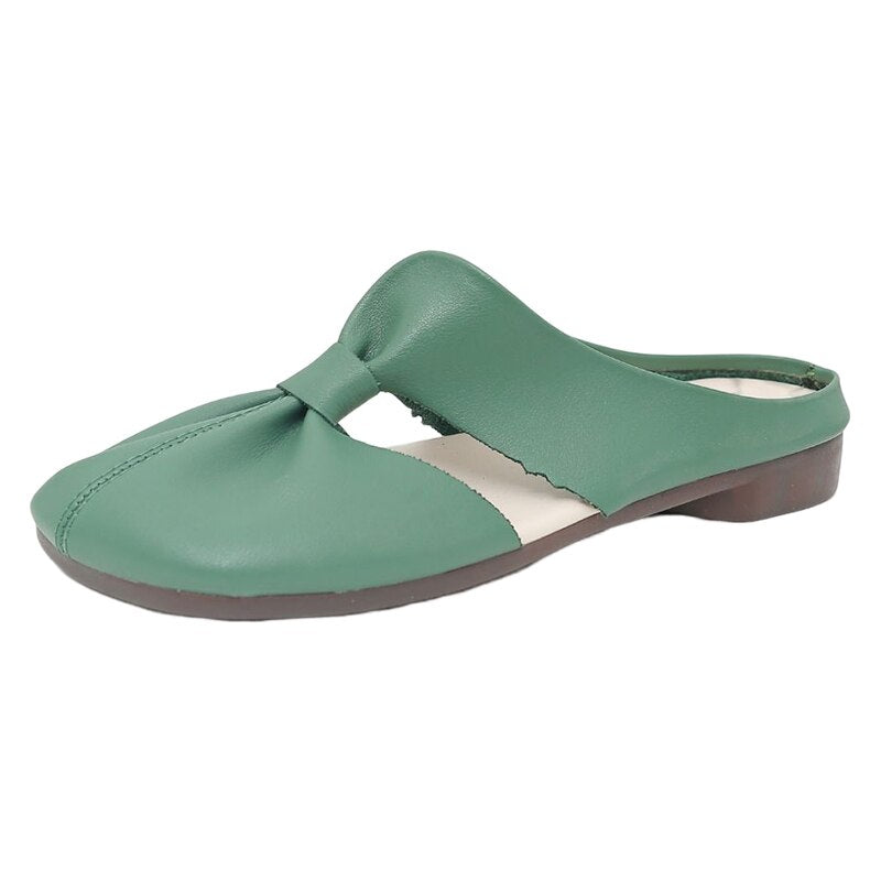 Sapatilha Mule Couro LizBella Ortopédica - Couro Legítimo e Máximo Conforto