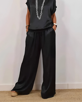 Conjunto Thamires | 2 Peças - Chiffon (Estilo Americano)