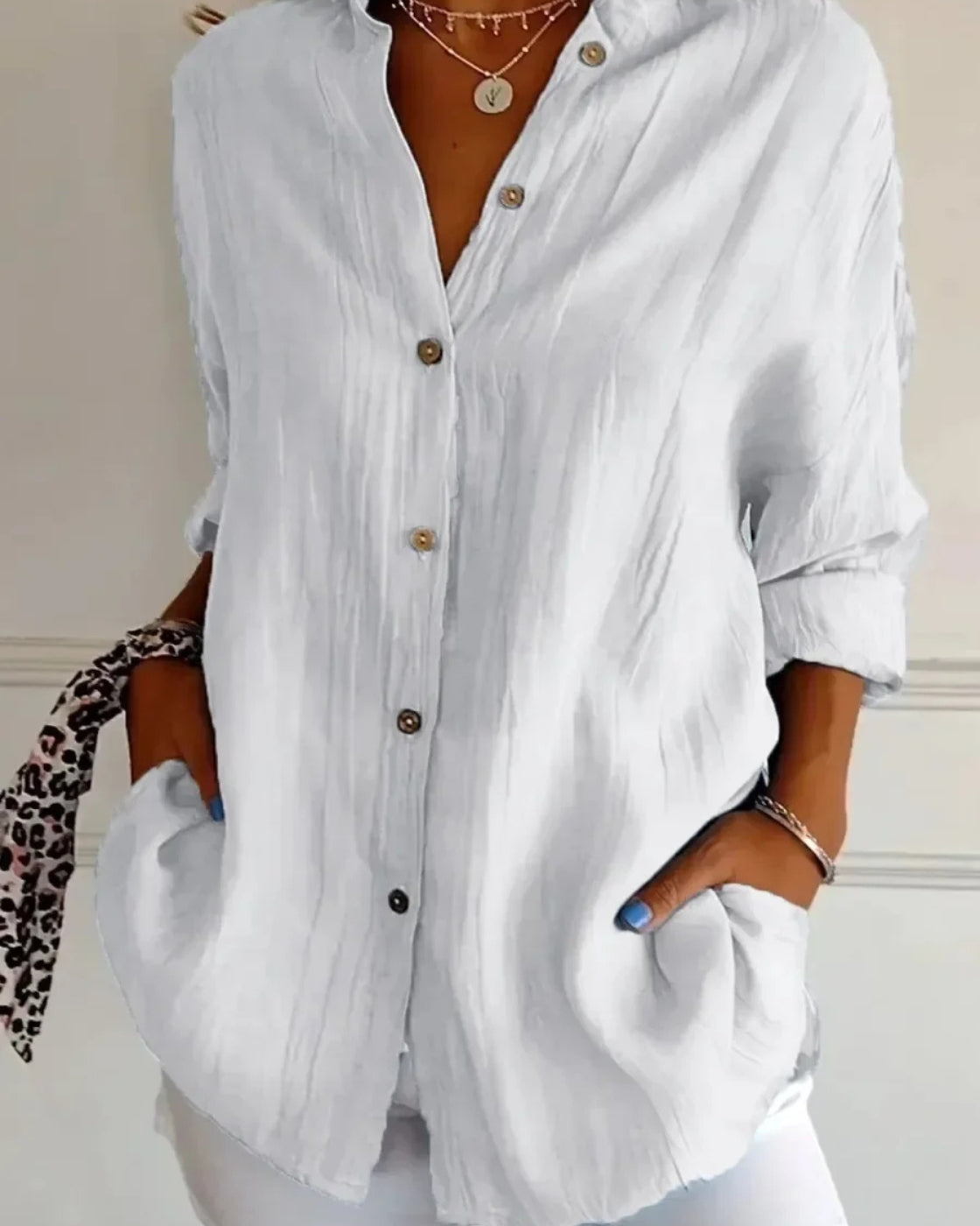 Camisa Ivy de Linho e Algodão
